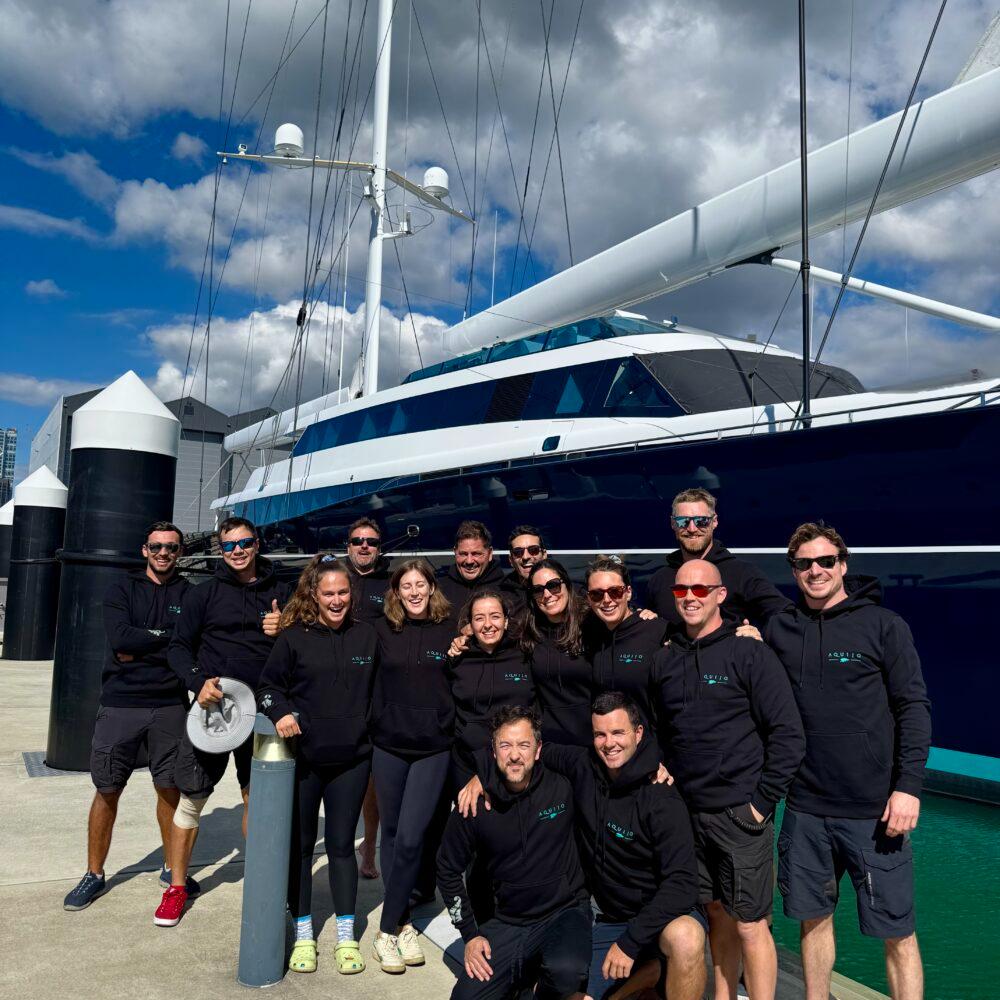 Catalano Superyacht Agency shore support team providing crew services at the Auckland Superyacht Hub